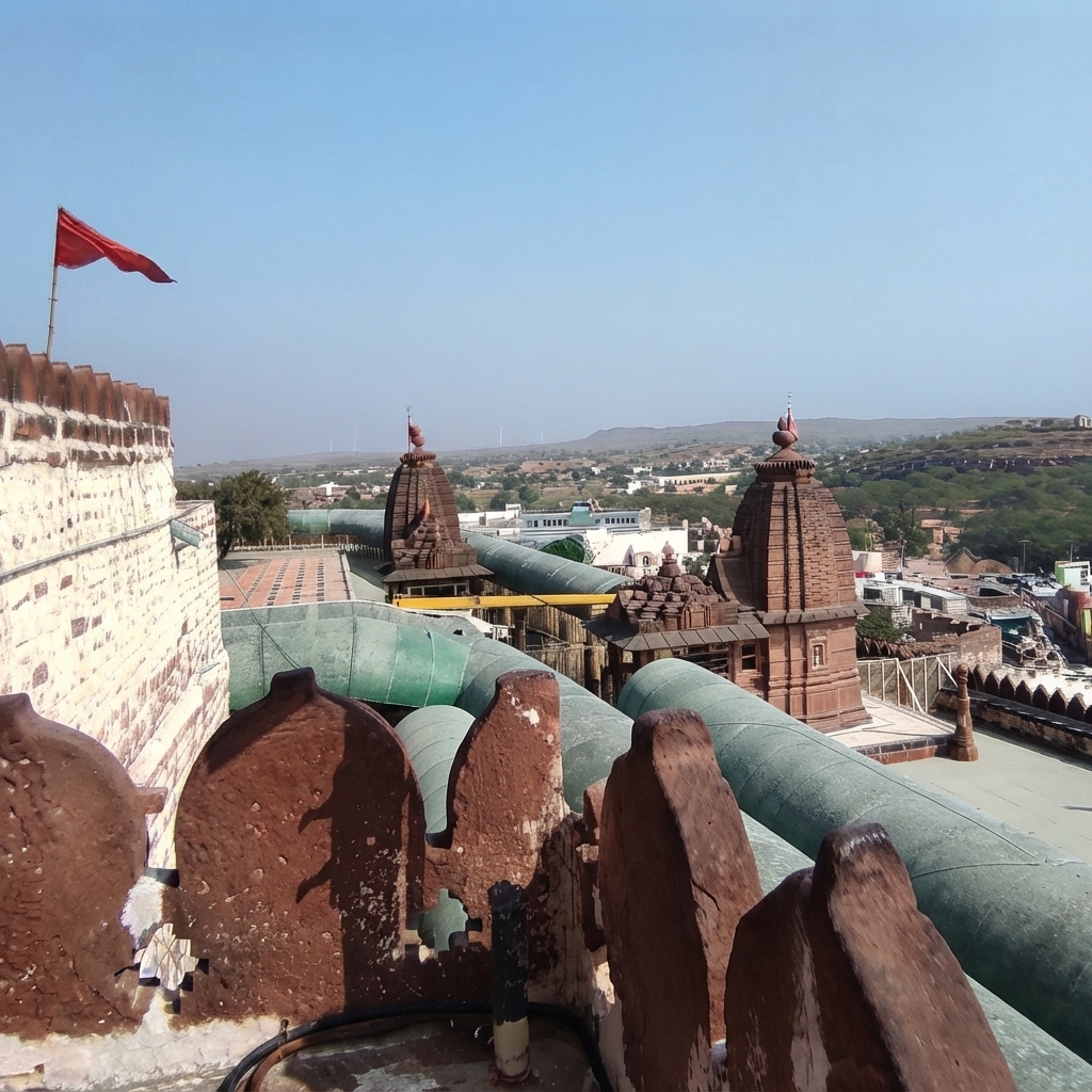Sri Sachiya Mata Temple - Grand Panoramic View in Osian